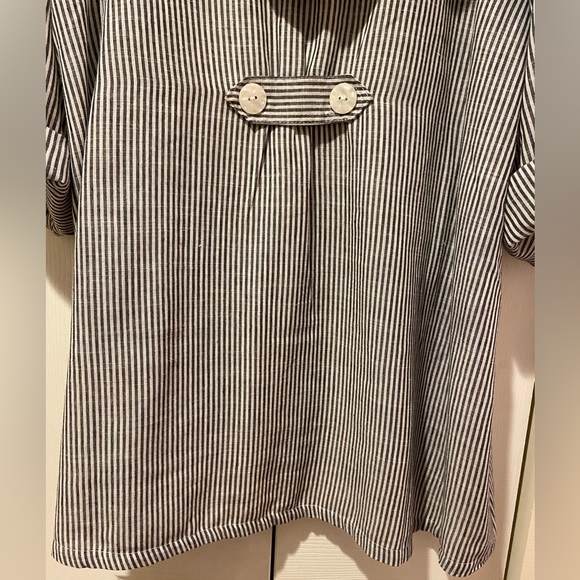 Jones New York~Washable Linen Blend A-Line Hooded Jacket~Super Flattering! - Picture 9 of 12